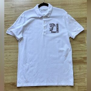 Authentic Versace Collection black embroidered Medusa logo in the front.